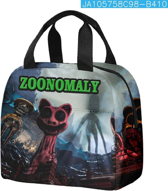 Fancy Style Studio Zoonomaly Lunchtasche mit Thermoisolierung und 3D-Druck in Multicolour - Bild 1