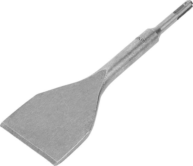 LUX-TOOLS Fliesenmeißel Professional SDS-Plus aus Stahl in Silber, Breite: 7,5 cm, Höhe: 25 cm - Bild 1