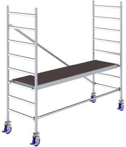 Krause Rollgerüst Aluminium Serie 10 Silber, B/T/H: 75,0 x 250,0 x 300,0 cm - Bild 1