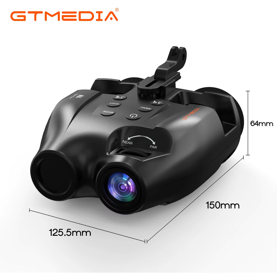 Gtmedia N4 Nachtsichtfernglas in Schwarz mit 5-fachem Zoom und 1080p-Videoaufnahme - Bild 4