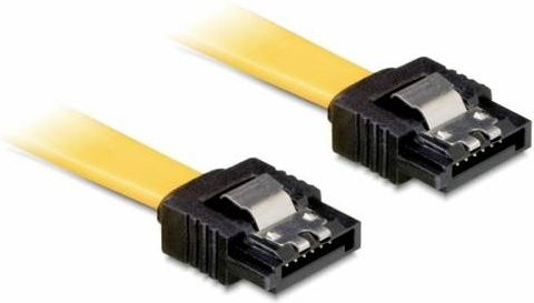 Delock SATA-Kabel Serial ATA 150/300/600 in Gelb - Bild 1