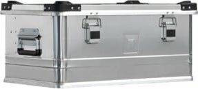 MUNK Alu-Transportkiste aus Aluminium in Silber, stapelbar und wasserdicht, B/T/H: 52,5 x 32,0 x 22,0 cm - Bild 1
