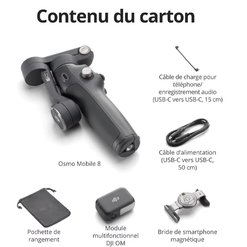 DJI Osmo Mobile 8 OM8 Smartphone Gimbal Stabilisator mit 3-Achsen-Stabilisierung - Bild 4