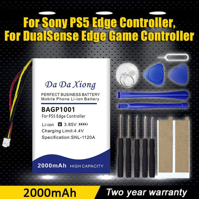 Perfine BAGP1001 DualSense Edge Controller-Akku für SONY PS5 Edge mit 2000 mAh - Bild 1
