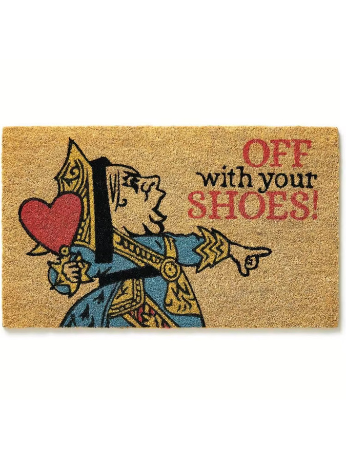 VIKAMA Queen Of Hearts Fußmatte, rutschfeste und wasserdichte Willkommensmatte für den Eingangsbereich, Mehrfarbig, B: 60,0 cm, T: 40,0 cm - Bild 2