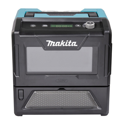 Makita Akku-Mikrowelle MW001G in Blau mit 8 l Volumen und 40 V Leistung - Bild 3