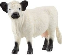Schleich Farm World Galloway Kuh Spielfigur in Weiß - Bild 1