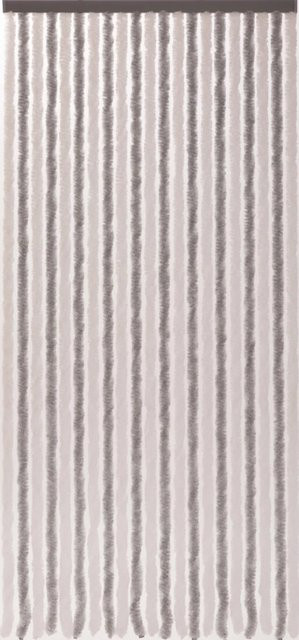 CONACORD Vorhang Flauschi aus Chenille, Farbe: Silber-Weiß, B: 100 cm, H: 200 cm - Bild 1