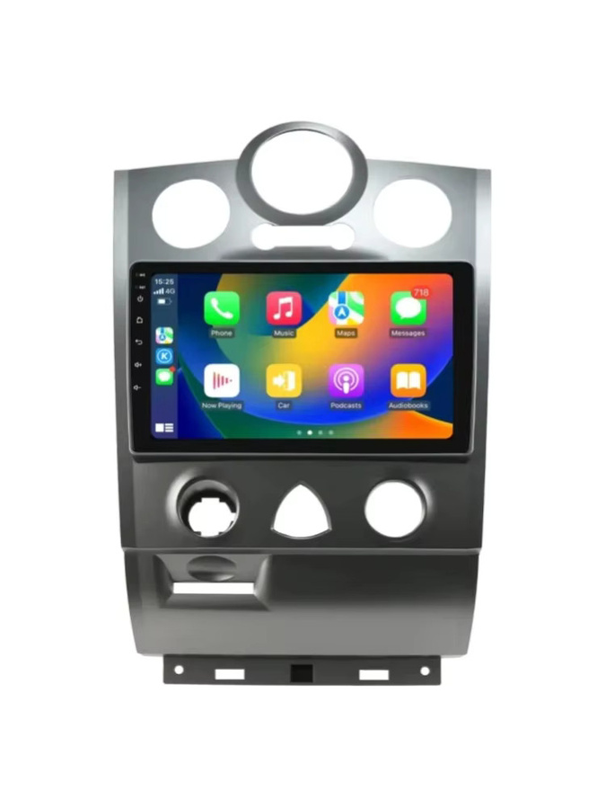 OSSURET Android Autoradio für Renault Megane 2 2002-2009 mit kabellosem Carplay, GPS und Wi-Fi, Schwarz - Bild 6