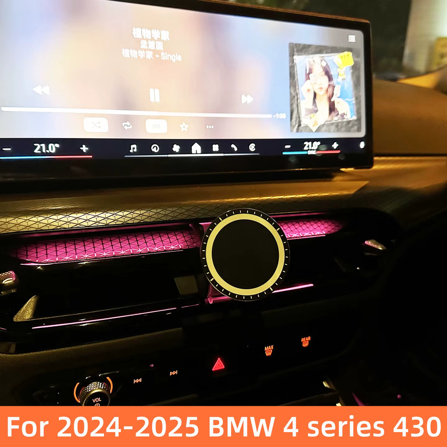 Magnetischer Autotelefonhalter TEEQ für BMW 4er 430i mit Ladefunktion und Luftauslass-Halterung - Bild 4