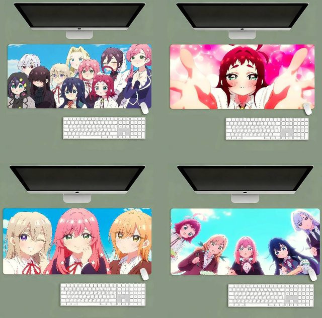 Bilibili Anime-Mauspad The 100 Girlfriends Who REALLY Love You Schreibtischunterlage in Multicolour - Bild 1