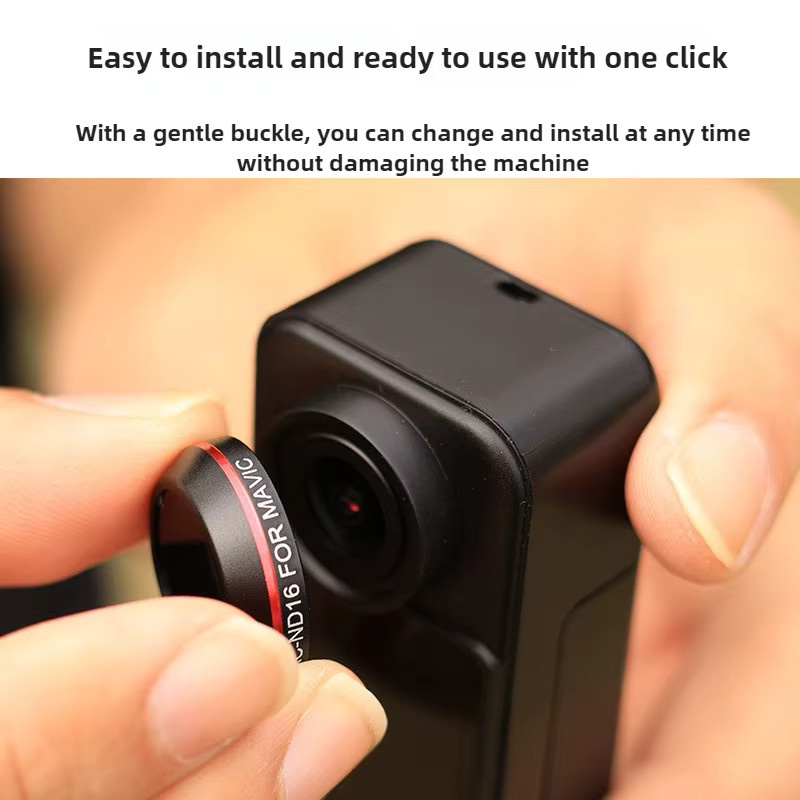 SJCAM C300 Filter Kit ND und CPL Objektivfilter für Action Cameras in Schwarz - Bild 4