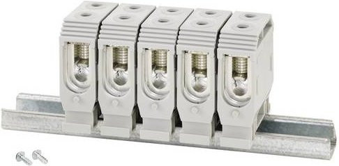 Hensel Verbindungsklemme DK KS 50 flexibel und starr grau 5-polig 16-50mm² - Bild 1