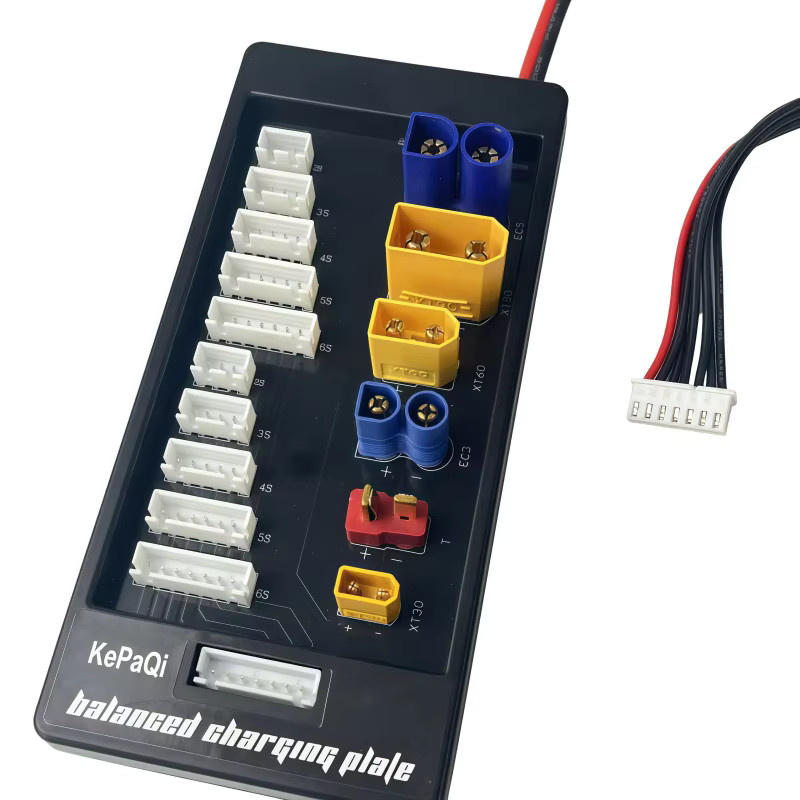KePaQi 6-in-1-Parallel-Ladeplatine für Modellflugzeuge, mit mehreren Steckern - Bild 2