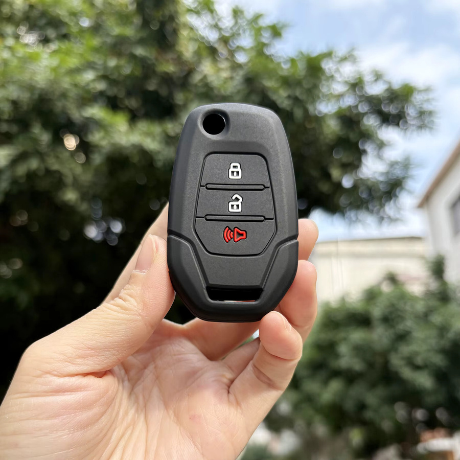 Silikon Schlüsselhülle für SAIC MAXUS T60 LDV V80 G10 T70 T90 Fernbedienung in Schwarz - Bild 3