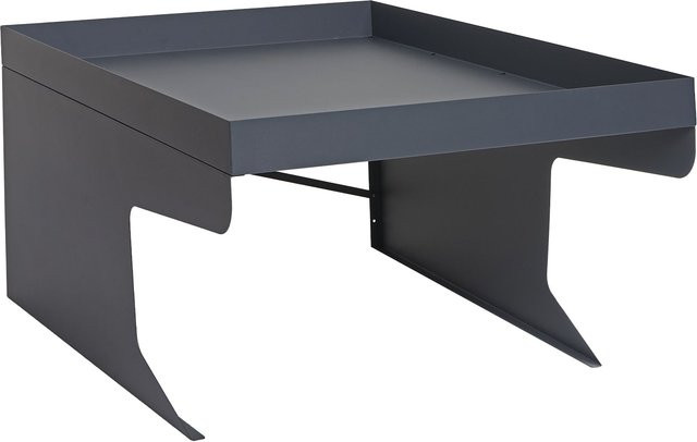 Mähroboter-Garage MCW-G60 mit Pflanzkasten und Dach Unterstand aus Metall, Farbe: Anthrazit, H x B x T: 100 x 47 x 70 cm - Bild 1