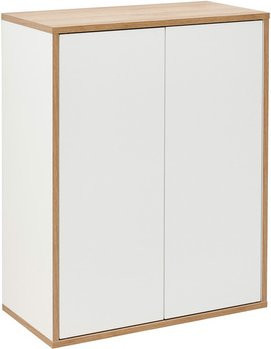 Fackelmann Doppel-Midischrank FINN in Weiss mit 2 Türen, B/H/T: 60 x 75 x 30,5 cm - Bild 1
