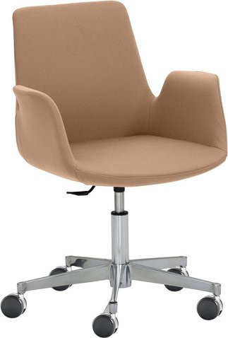 Mayer Sitzmöbel Sessel 2010 mit Armlehnen aus Aluminium und Stoff in Braun, B/H/T: 65 x 82 x 65 cm - Bild 1