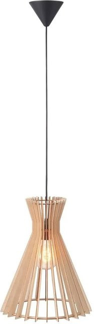 Nordlux Pendelleuchte Groa 34 in Braun aus Holz mit E27 Fassung - Bild 1