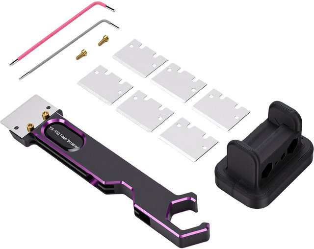 TOMTOP JMS 3D-Drucker Schaber Werkzeug Set mit 6 Ersatzklingen passend für Bambu Lab in Multicolour - Bild 1