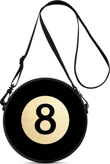 Fancy Style Studio Umhängetasche Billard-Print, Damen, black - Bild 1