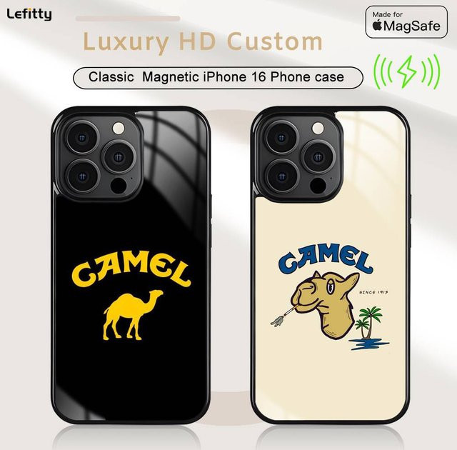C-Camel MagSafe magnetische Telefonhülle für iPhone 11 bis 16 Pro Max Plus Mini in Schwarz - Bild 1