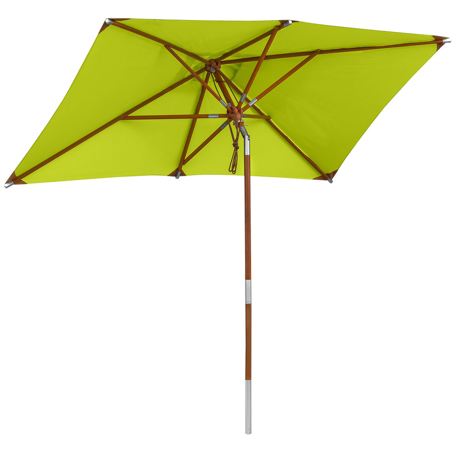 anndora Sonnenschirm eckig knickbar in Apfelgrün mit UPF 50+ aus Polyester und Aluminium, B/T: 250 x 150 cm - Bild 1