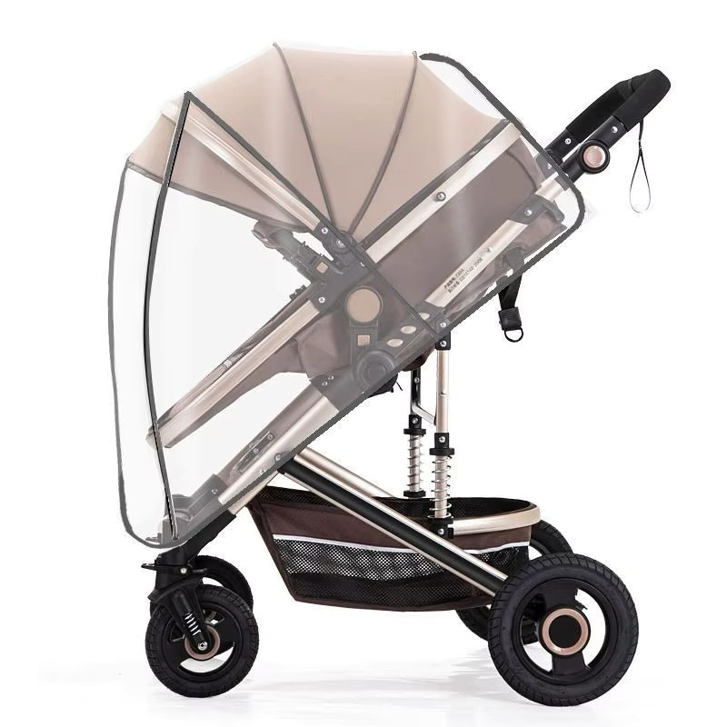 Ardo Universeller Regenschutz für Kinderwagen in Transparent als Wasserdichte Windschutz-Abdeckung für Neugeborene - Bild 4
