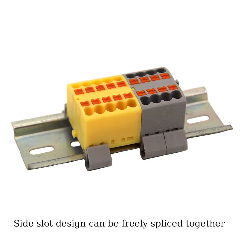 YJCAL PTFIX 2,5mm2 Elektrischer Kabelanschluss Terminal Block zur DIN-Schiene Montage als Splitter und Junction Box - Bild 4