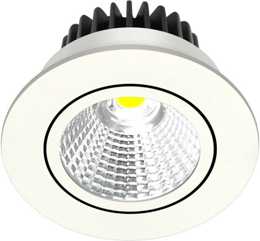 Arcchio Hochvolt Einbaustrahler zarik aus Aluminium in Weiß mit neutralweißem LED Licht für ein modernes und minimalistisches Design - Bild 1