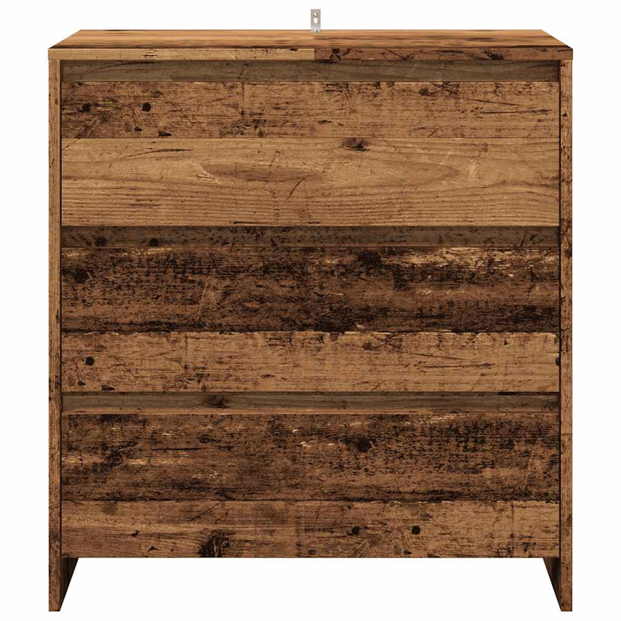 vidaXL 3-teiliges Sideboard in Altholz-Optik, braun, Holzwerkstoff, B/T/H: 60 x 30 x 75 cm - Bild 3