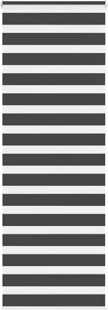 vidaXL Doppelrollo Day and Night in Schwarz aus Polyester, B/H: 90 x 230 cm - Bild 1