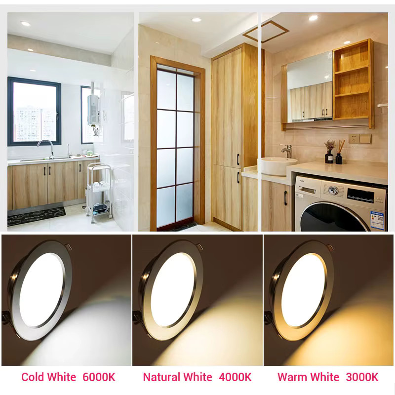 CTEEATE LED-Downlight 12V Wasserdicht IP65 Schwarze Einbaustrahler für Badezimmer und Außenbereich - Bild 4