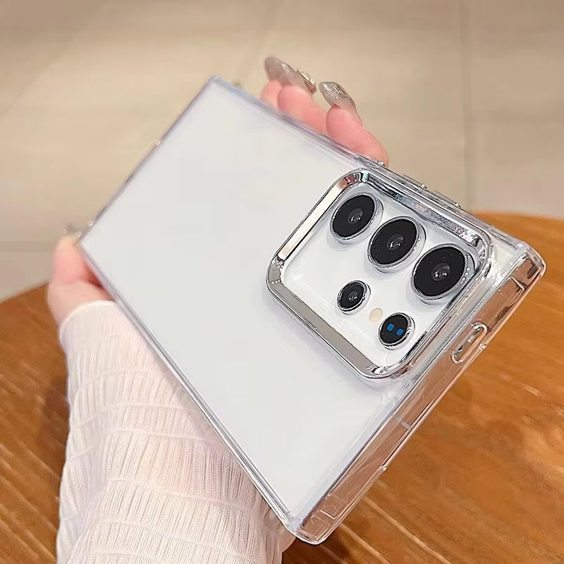 Stoßfeste transparente Handyhülle für Samsung Galaxy S25 S24 S23 S22 Ultra FE A56 A55 A54 A53 A36 A35 A26 A17 A07 A06 A05 Android-Kompatibel - Bild 2