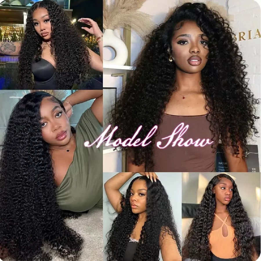FIUMER Deep Wave Echthaar-Bündel, brasilianisches Virgin Wet and Wavy, Damen - Bild 6