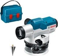 Bosch Optisches Nivelliergerät GOL 26 G Professional mit Baustativ in Blau - Bild 1