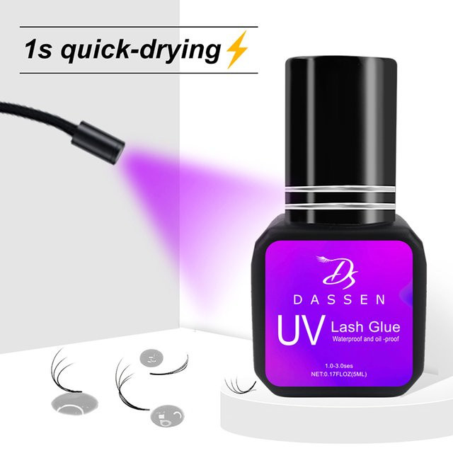 Dassen Wimpernverlängerungskleber, 5 ml, schnelltrocknend, Unisex - Bild 1