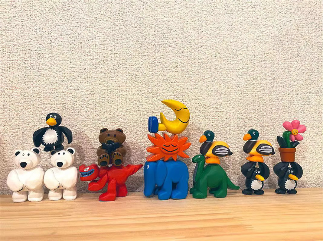 Bandai Dinosaurier, Blumen, Pinguin, Elefant Puppen-Blindbox, Spielzeug - Bild 4