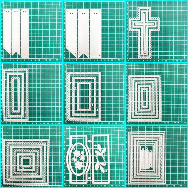 Metall Schneideform für Handwerk und Bastelarbeiten zur Gestaltung von Grußkarten und Sammelalben - Bild 1
