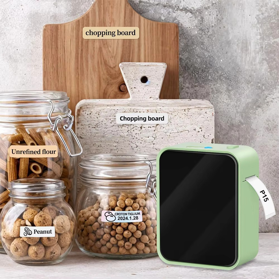 Marklife P15 Mini Thermo-Etikettendrucker, tragbarer kabelloser Bluetooth-Drucker für Büro, Küche und Schule - Bild 5