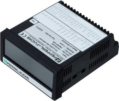 Pepperl+Fuchs TC-LCDC-8A-230VAC Digitales Einbaumessgerät in Schwarz - Bild 1