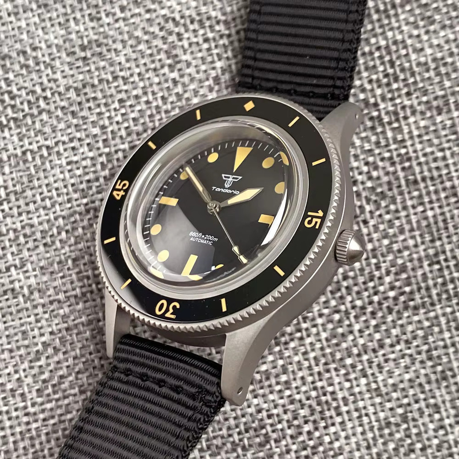 Tandorio Armbanduhr Automatik, Edelstahl, Saphirglas, 40 mm, Herren - Bild 4