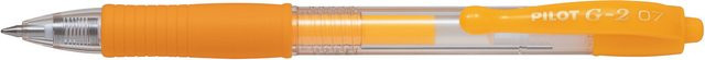 PILOT Gelschreiber G2-7 Neon Aprikose in Orange - Bild 1