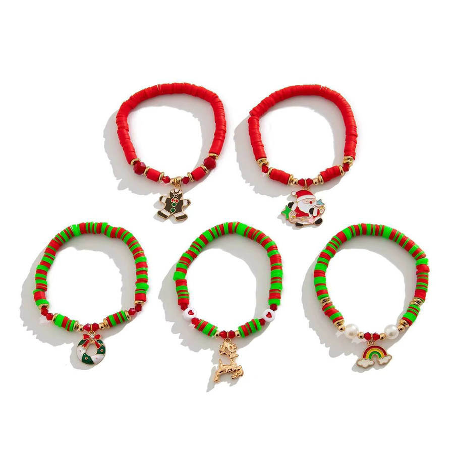 KunJoe Armband, Perle, Rot, Grün, Damen - Bild 3