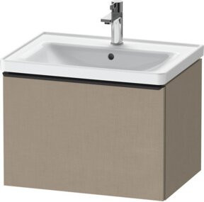 Duravit Waschtischunterschrank D-Neo wandhängend, Farbe: Weiß/Beige, B: 63,4 cm, T: 45,2 cm, H: 44,0 cm - Bild 1