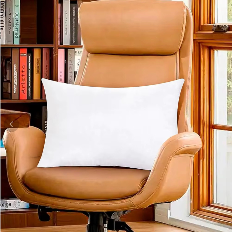 Dekorativer Kissen-Einsatz von inyahome in Weiß, weich und flauschig, erhältlich in den Maßen B: 30 cm x H: 50 cm, B: 45 cm x H: 45 cm oder B: 50 cm x H: 50 cm - Bild 4