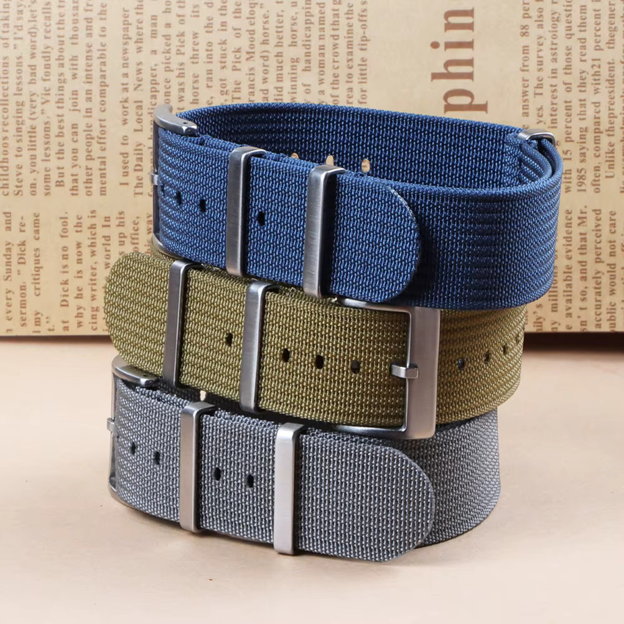 Uhrenarmband Nylon, geflochten, Textil/NATO, Unisex - Bild 1