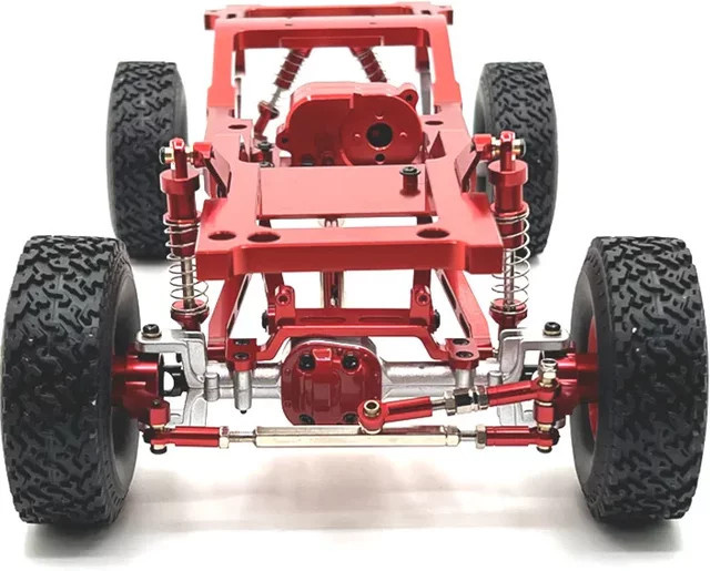 MN 1/12 Chassis Rahmen Radnabe Getriebe MN82 LC79 RC Autoteile Zubehör, Metall - Bild 1