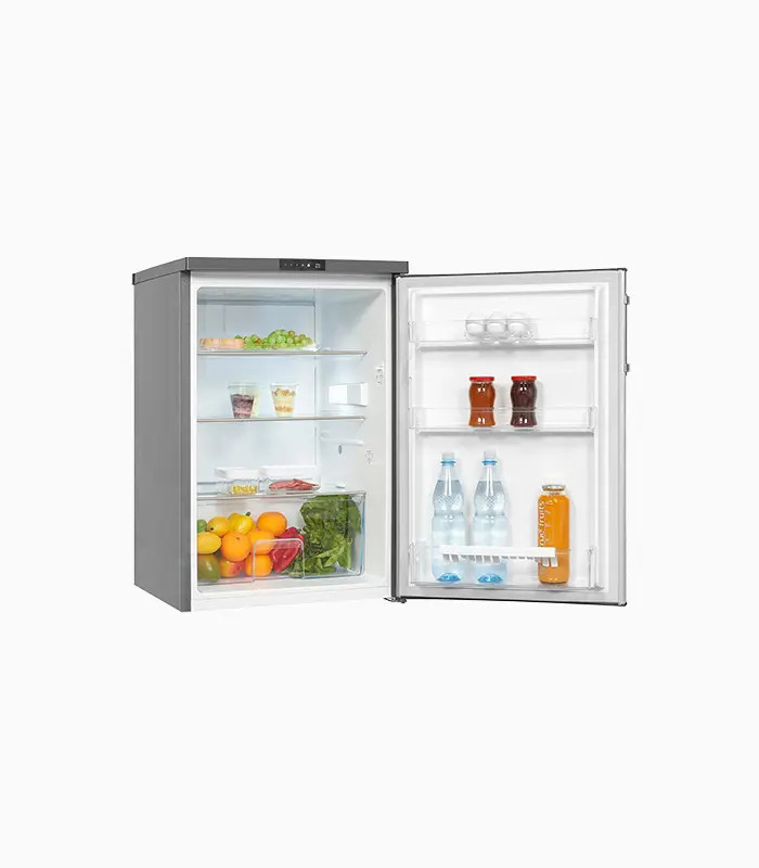 Exquisit KS16-V-HE-011D Vollraumkühlschrank in Silver Inoxlook, H x B x T: 134 x 57,5 x 55 cm - Bild 2