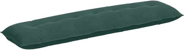 vidaXL Rückenkissen aus Cordstoff in Dunkelgrün, Breite: 200 cm, Höhe: 50 cm - Bild 1